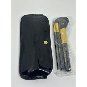 NEW Elizabeth-Arden 3-Piece Makeup Brush Set with Case – Essential Travel Kit